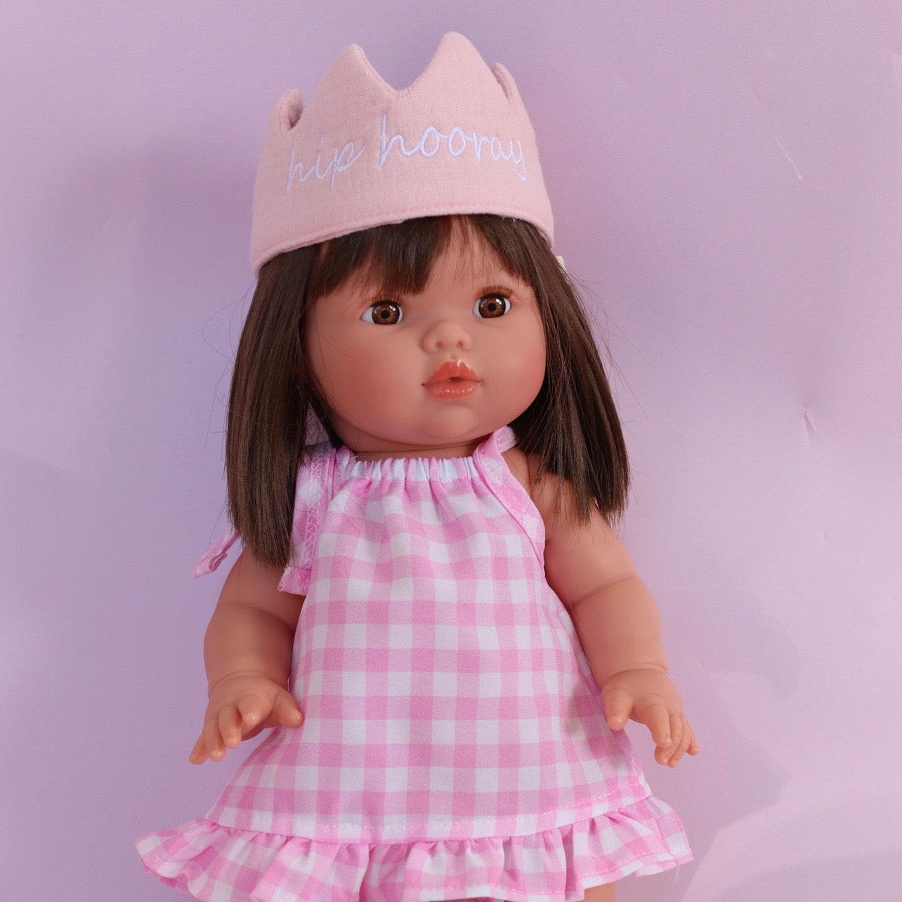 Hip Hooray cotton doll crown -Powder Pink