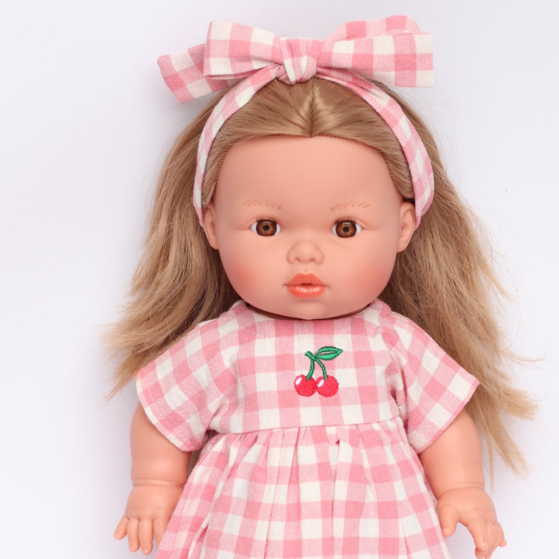 PRE ORDER Blush Cherry 🍒 Gingham Chloe Gingham dress - arriving late June