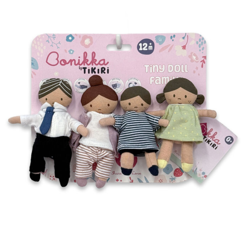 Tiny soft doll family