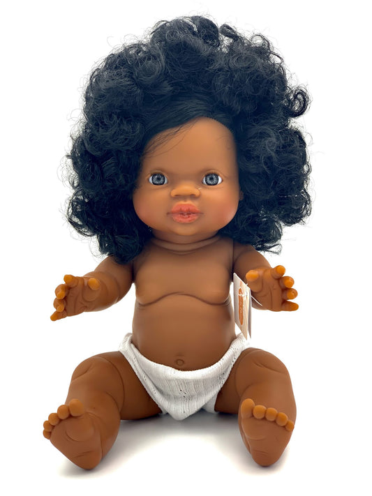Anatomically Correct Baby Doll 34cm Jazmine, Paola Reina Minikane Gordis