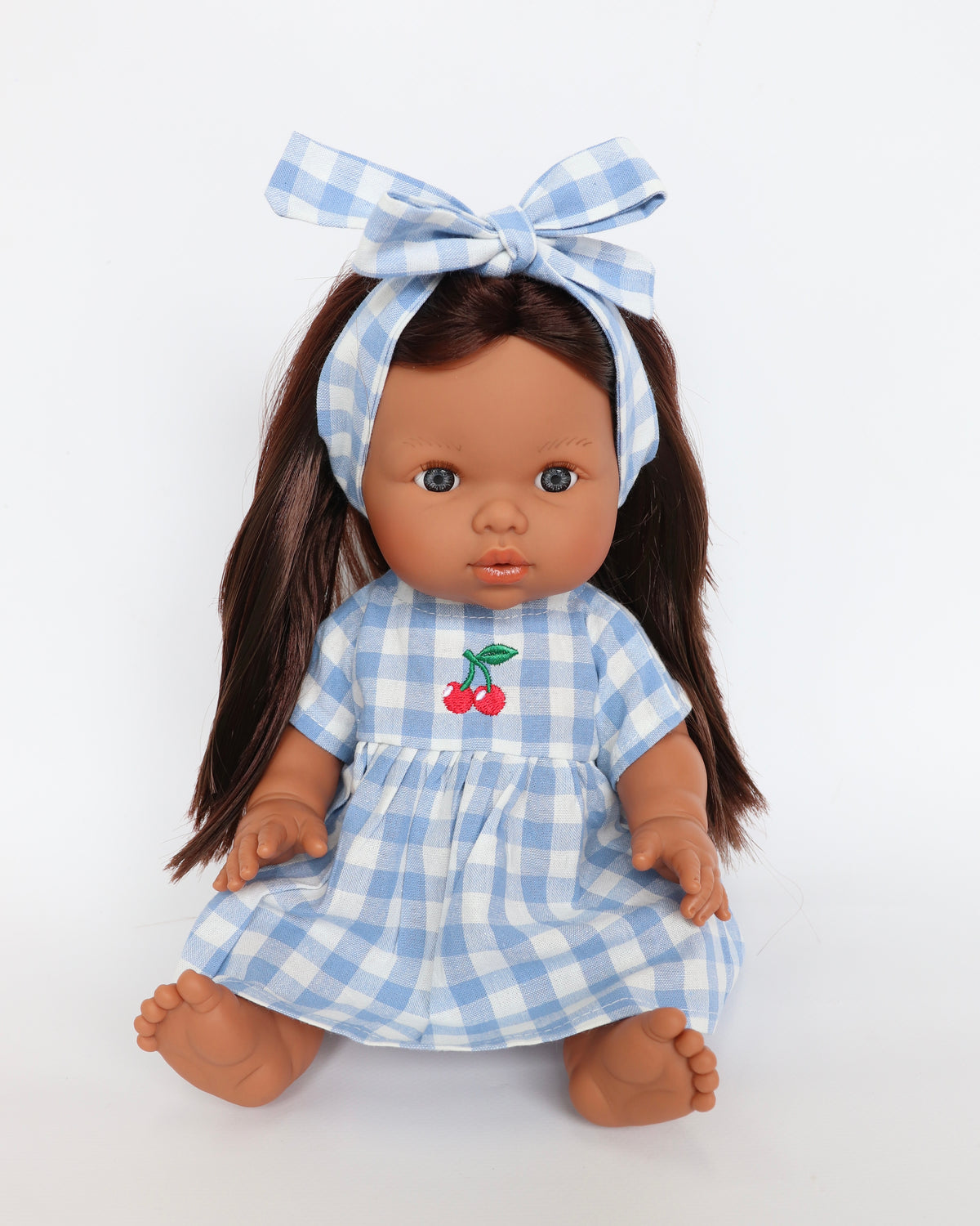 LLORENS DOLL Mini Colettos – Llorens Mini Colette Isabel Girl Doll 34cm with Long Brown Hair | Spanish Doll Australia