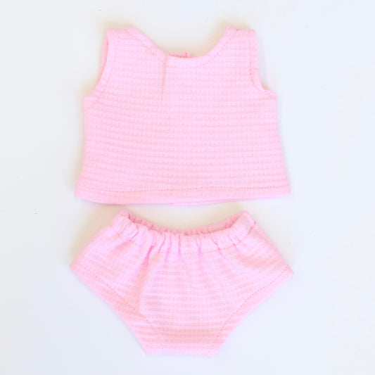 Mini Coletto underwear outfit set - Pink