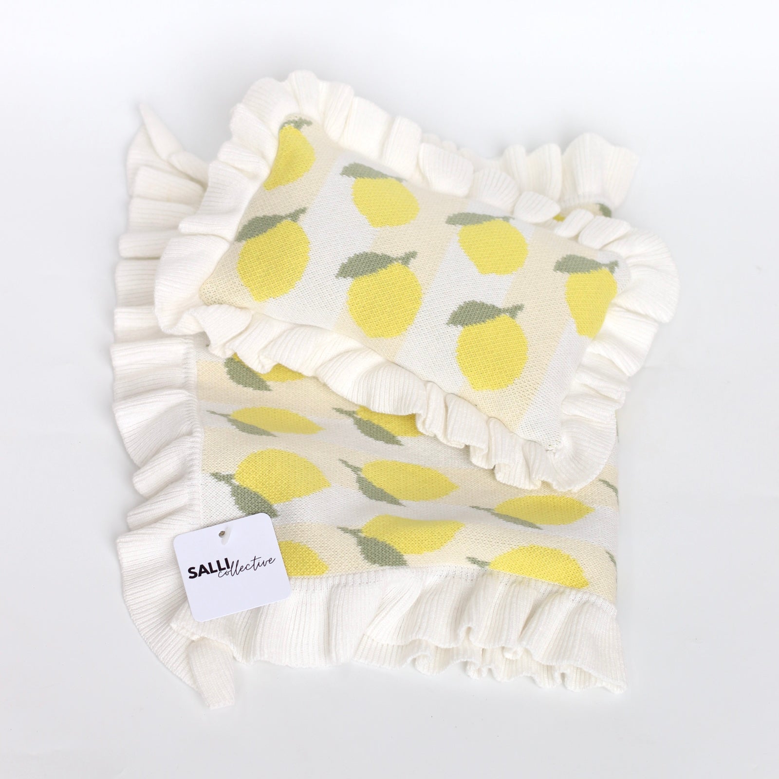 IN STOCK Freshly squeezed frilled doll Blanket + Pillow set