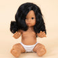 Llorens Mini Colette Aurora Girl Doll 34cm with Long Black Hair | Spanish Doll Australia