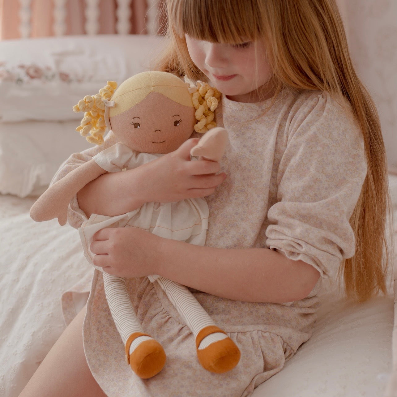 Bonikka Priscy Linen soft bodied doll 42cm
