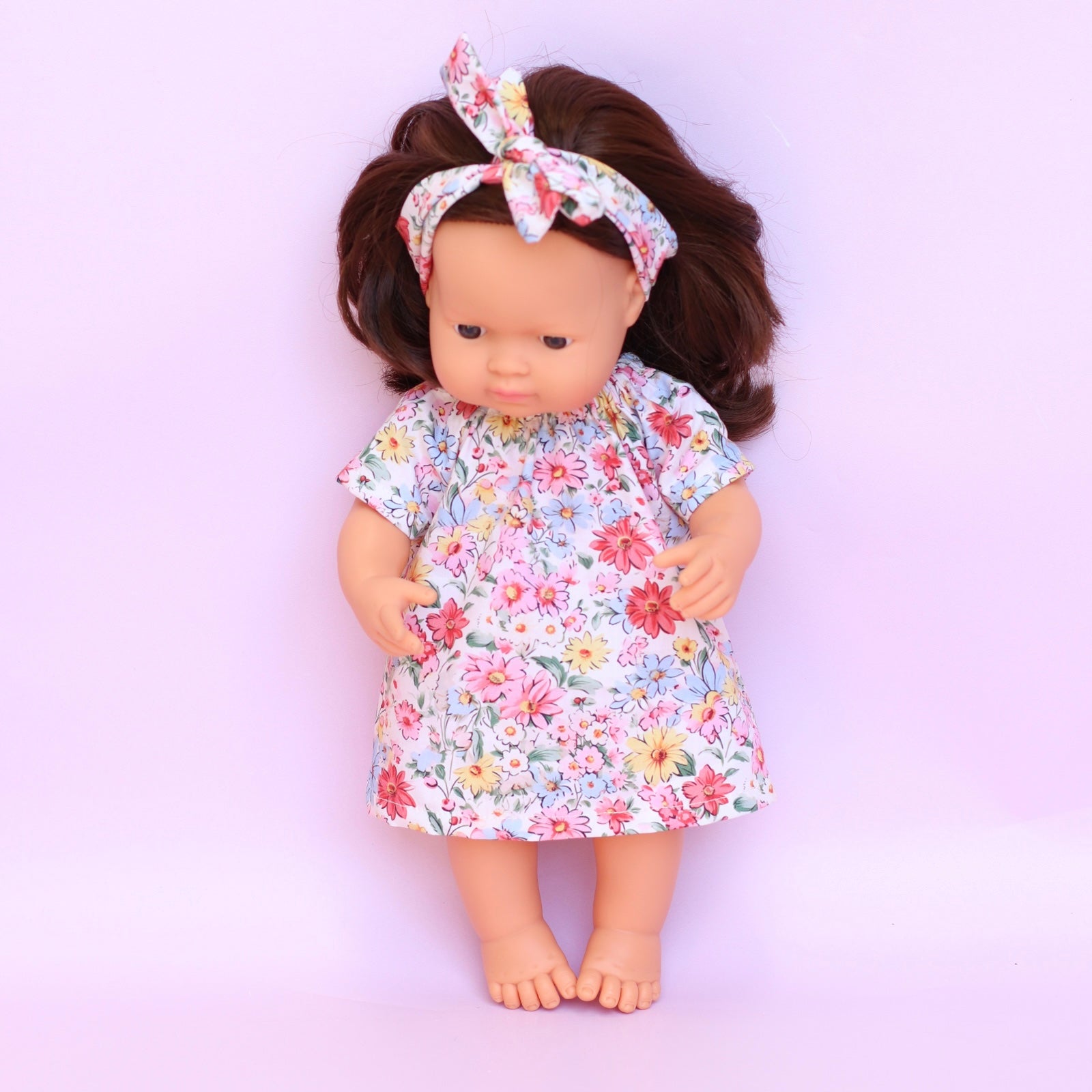 Lulu Smock + Head wrap in Garden party