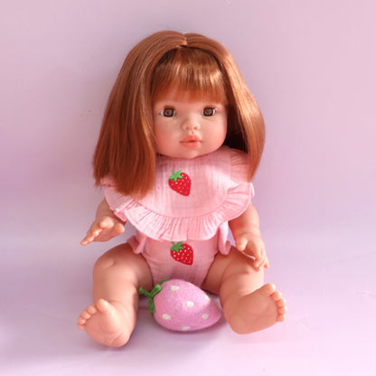 Llorens Mini Colettos Girl Doll Sadie 34cm with short red hair| Spanish Doll Australia