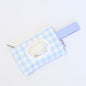 Dolly baby wipes set - Blue Gingham