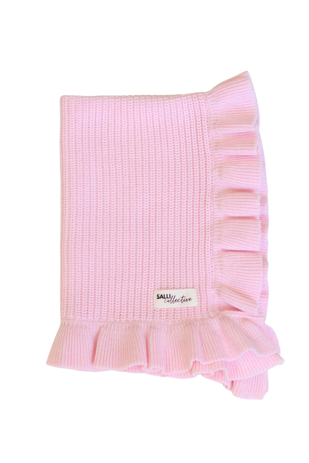 IN STOCK Powder Blush Luxe Pink frilled Dolly Blanket