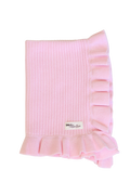 IN STOCK Powder Blush Luxe Pink frilled Dolly Blanket