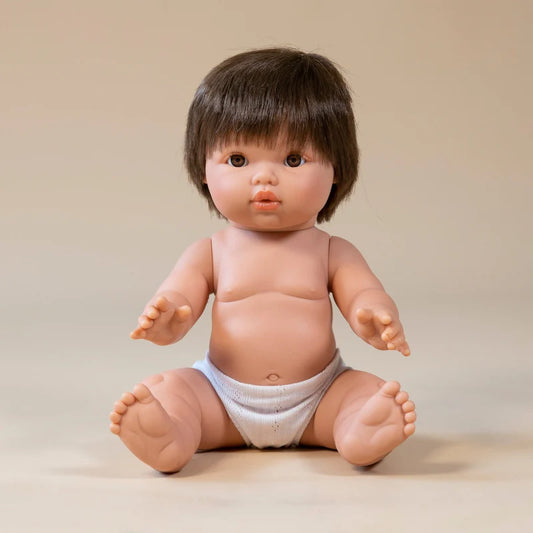 Llorens Mini Colettos Rafael Boy Doll 34cm with Brown Hair | Spanish Doll Australia