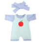 PRE ORDER ‘An Apple a day’ Romper - Fits 34-38cm Minikane Gordis, Mini Colettos, Miniland Dolls, Llorens dolls