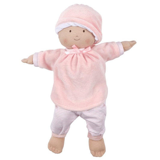 Pink cherub baby soft bodied doll 32cm
