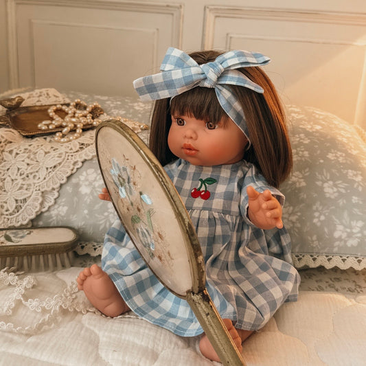 Llorens Mini Colettos Hazel Girl Doll 34cm with short brown Hair | Spanish Doll Australia