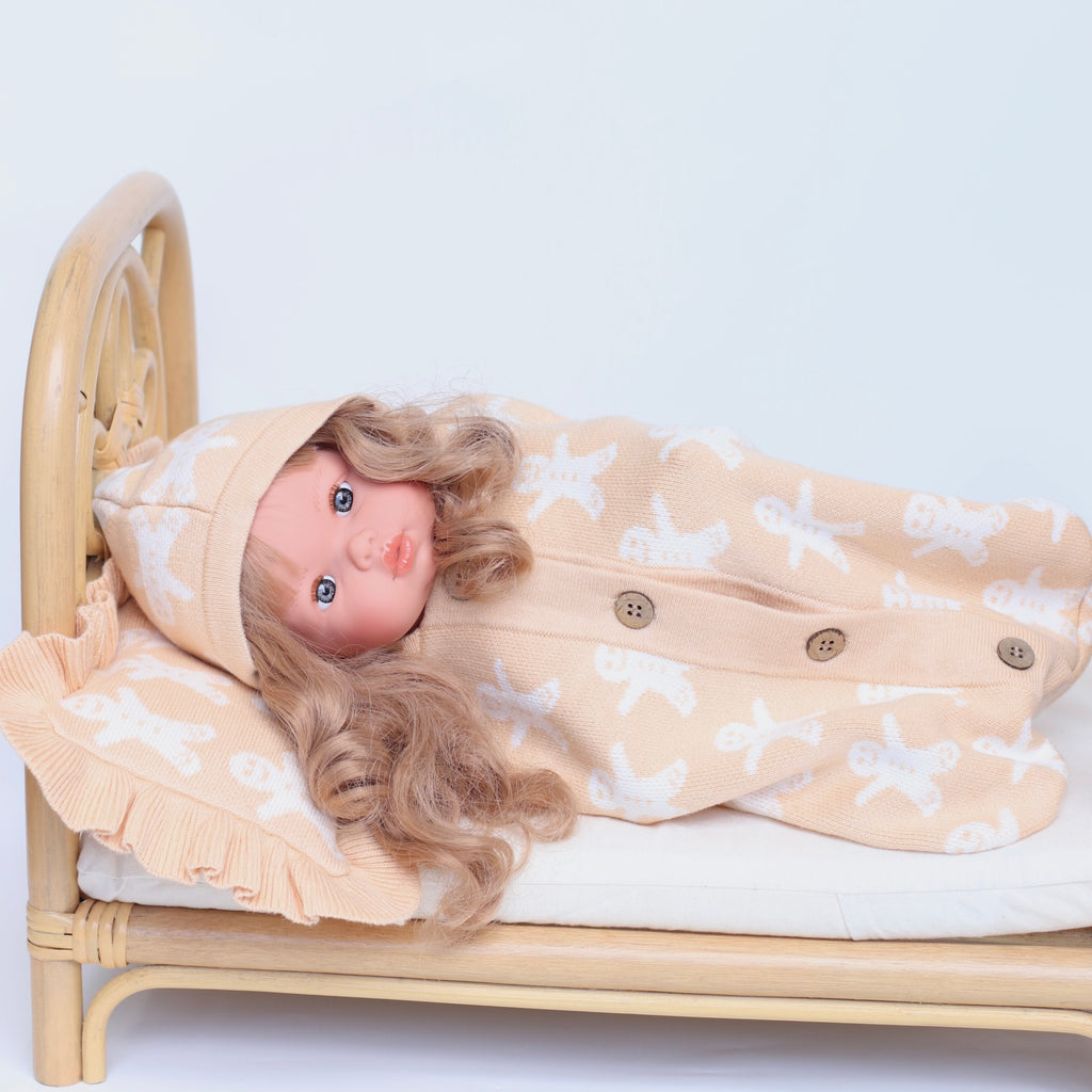 Ginger kid doll Blanket and Pillow set