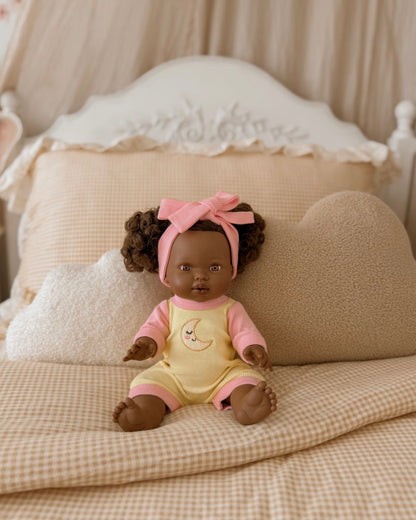 Moonbeam Romper + Bow set