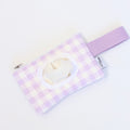 Dolly baby wipes set - Purple Gingam