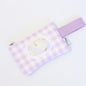 Dolly baby wipes set - Lilac Gingam