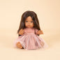 LLORENS DOLL Mini Colettos –  Llorens Mini Colette Isabel Girl Doll 34cm with Long Brown Hair | Spanish Doll Australia