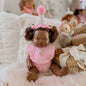 PRE ORDER Pink Birthday Cupcake Bib & Diaper Doll Set - Fits 34-38cm Minikane Gordis, Mini Colettos, Llorens dolls party set (Copy)
