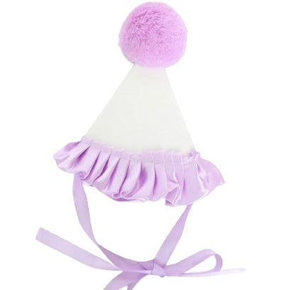 Lilac Birthday Cupcake Bib & Diaper Doll Set - Fits 34-38cm Minikane Gordis, Mini Colettos, Llorens dolls party set