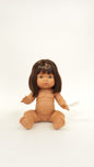 ***PRE ORDER Llorens Mini Colettos Castano Girl Doll 34cm with short brown Hair | Spanish Doll Australia