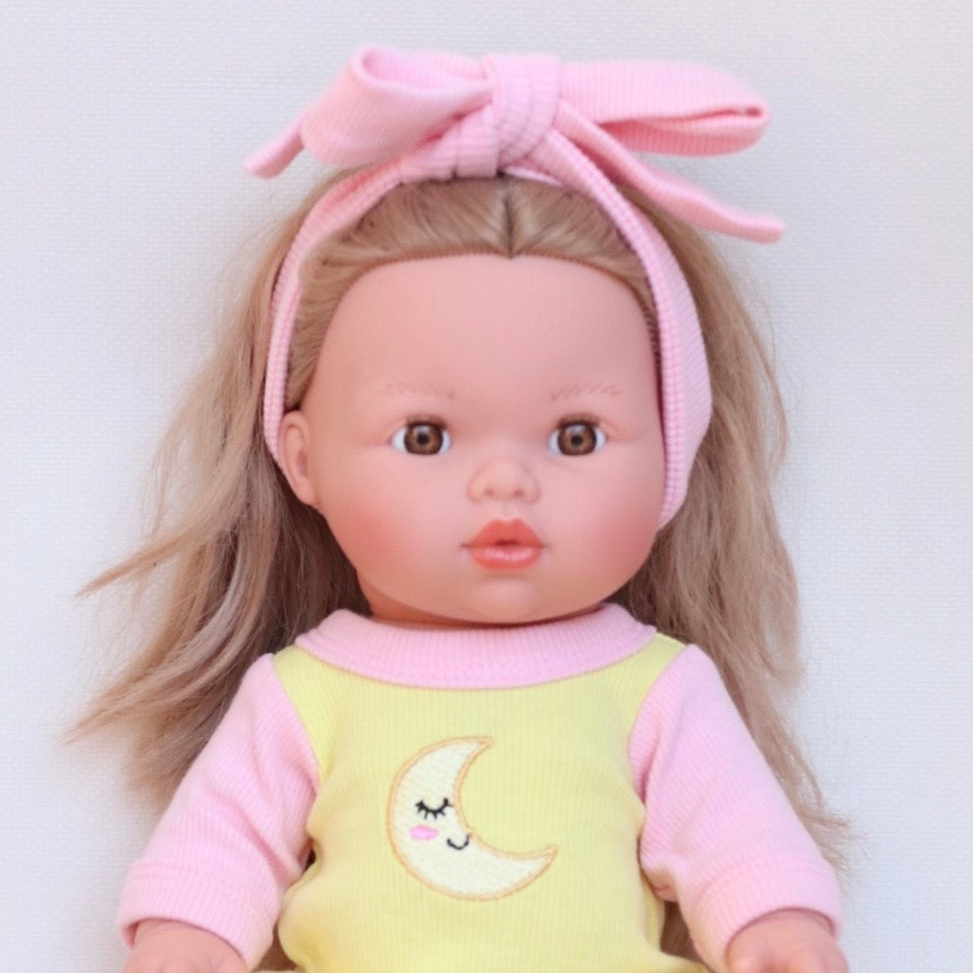 Moonbeam Romper + Bow set