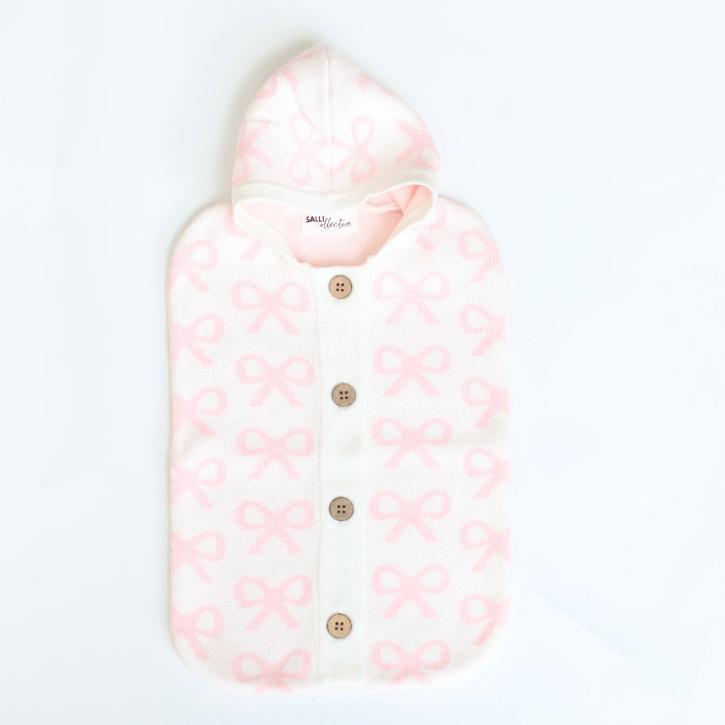 IN STOCK Salli Dream Cocoon - Powder blush pink bows