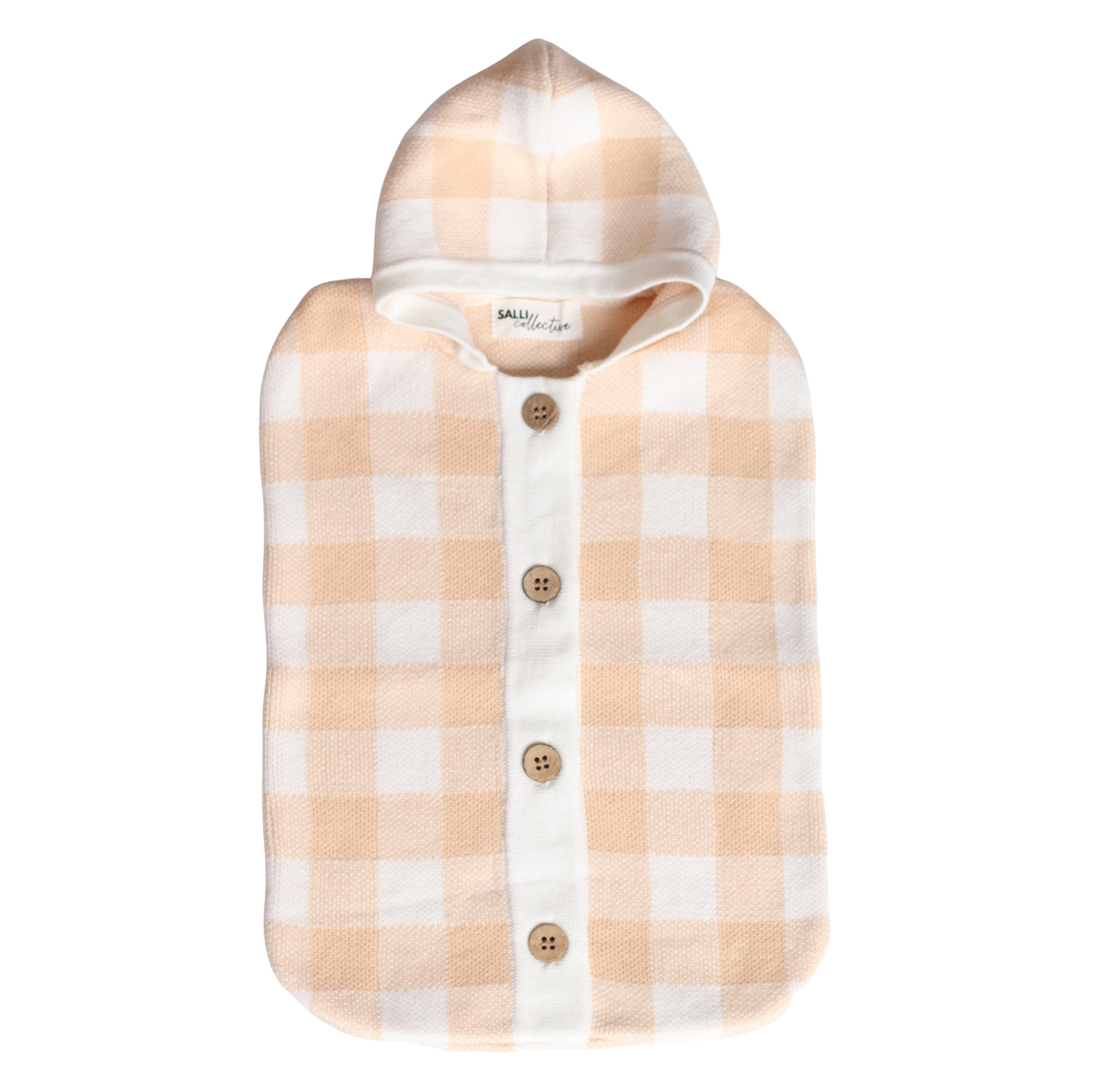 ON SALE Salli Dream Cocoon - Biscuit and white gingham