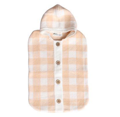 ON SALE Salli Dream Cocoon - Biscuit and white gingham