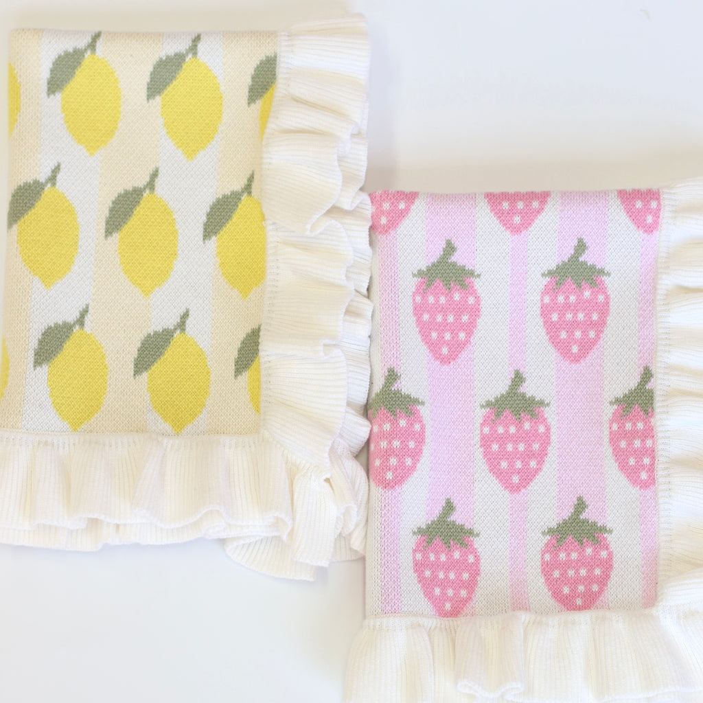 IN STOCK Freshly squeezed frilled doll Blanket + Pillow set