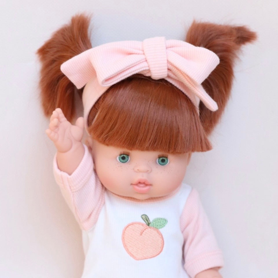 Peaches & Cream Romper+Bow set🍑