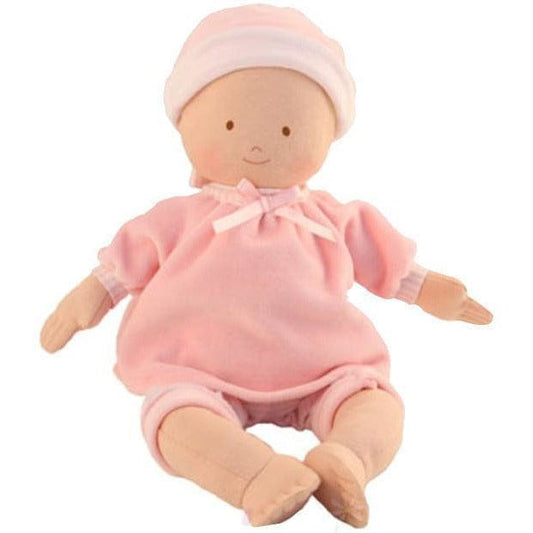 Pink cherub baby soft bodied doll 32cm