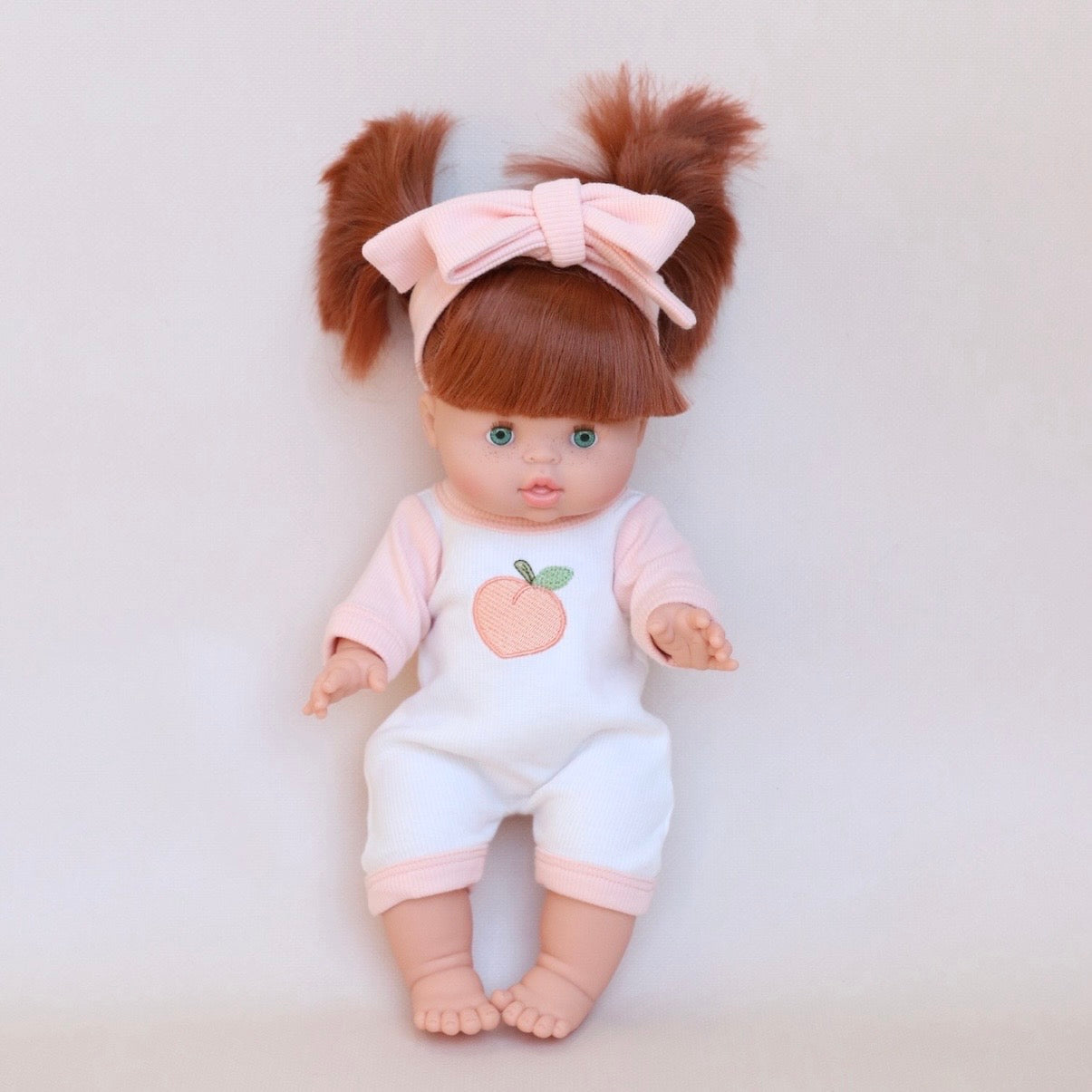 Peaches & Cream Romper+Bow set🍑