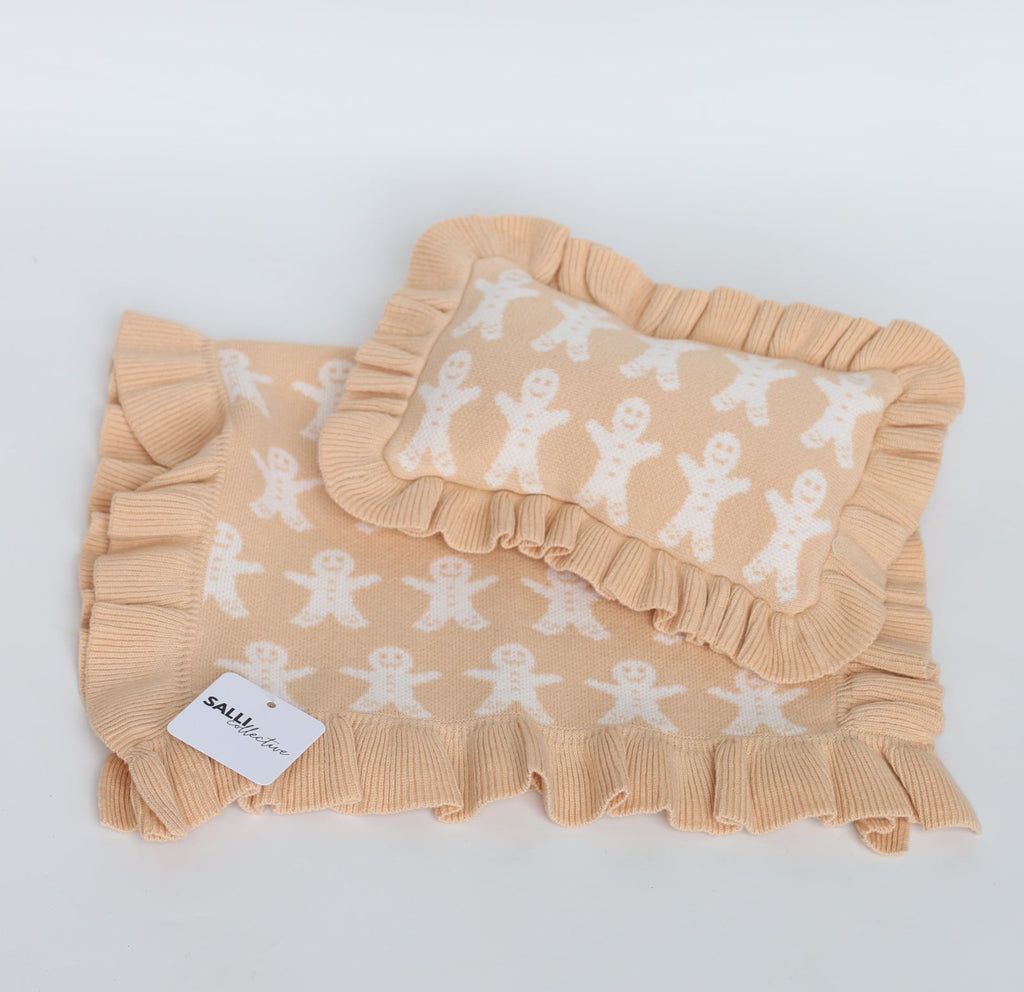 Ginger kid doll Blanket and Pillow set