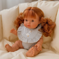 PRE ORDER Blue striped Goose Bib + Diaper set