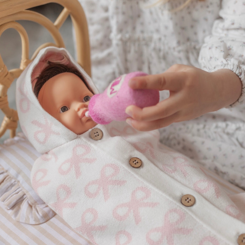 IN STOCK Salli Dream Cocoon - Powder blush pink bows