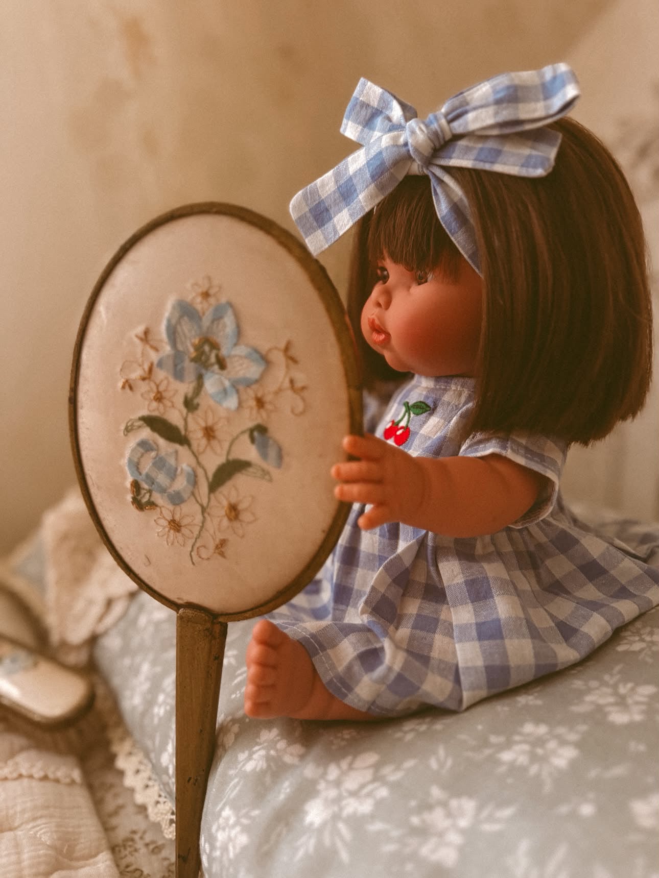 Llorens Mini Colettos Hazel Girl Doll 34cm with short brown Hair | Spanish Doll Australia