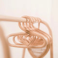 Rattan heart doll hangers