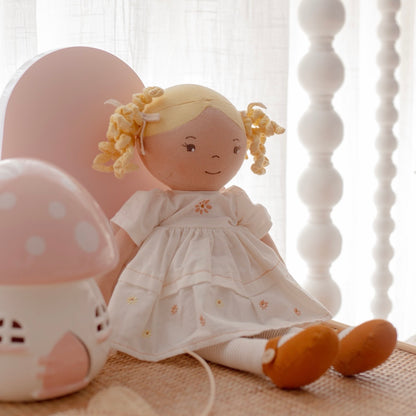 Bonikka Priscy Linen soft bodied doll 42cm