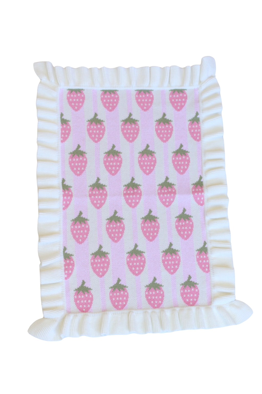 IN STOCK Strawberry frilled doll Blanket