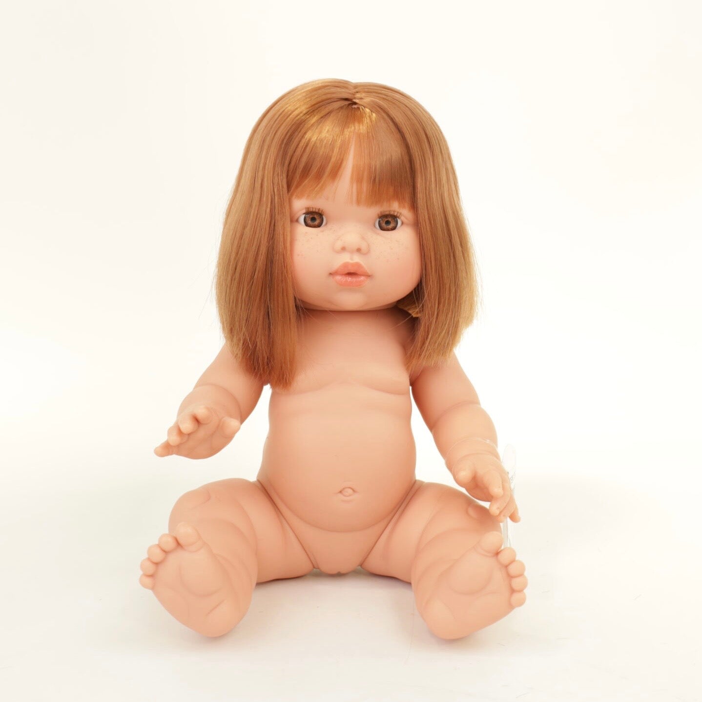 ***PRE ORDER Llorens Mini Colettos Pelirroja Girl Doll 34cm with short strawberry blonde hair| Spanish Doll Australia