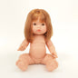 ***PRE ORDER Llorens Mini Colettos Pelirroja Girl Doll 34cm with short strawberry blonde hair| Spanish Doll Australia