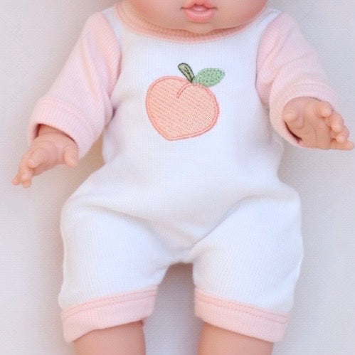 Peaches & Cream Romper+Bow set🍑