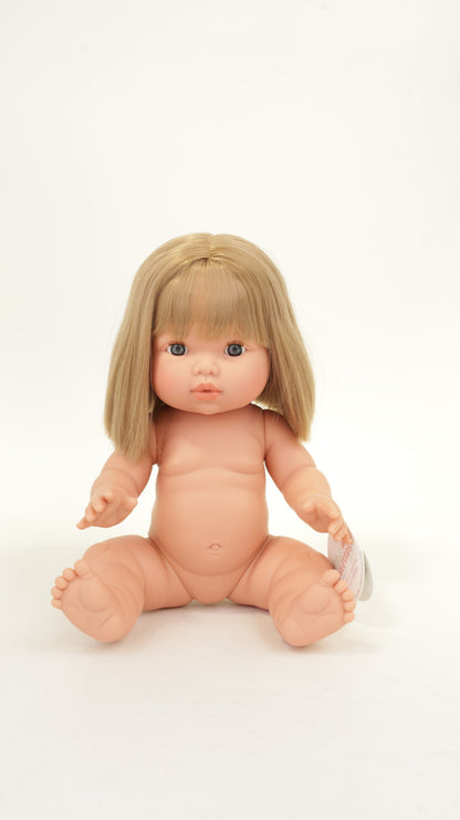 ***PRE ORDER Llorens Mini Colettos Rubia Girl Doll 34cm with short Blonde Hair | Spanish Doll Australia