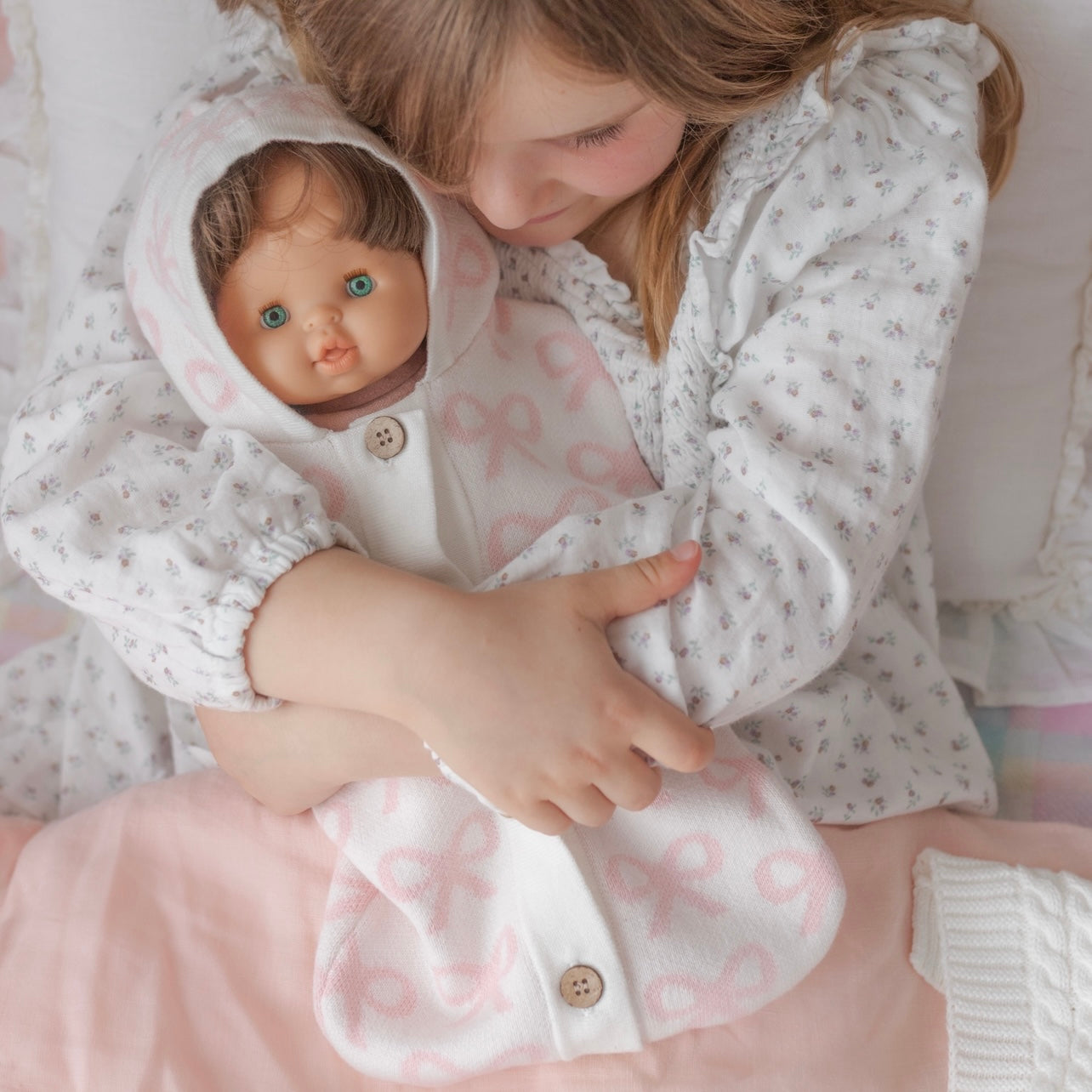 IN STOCK Salli Dream Cocoon - Powder blush pink bows