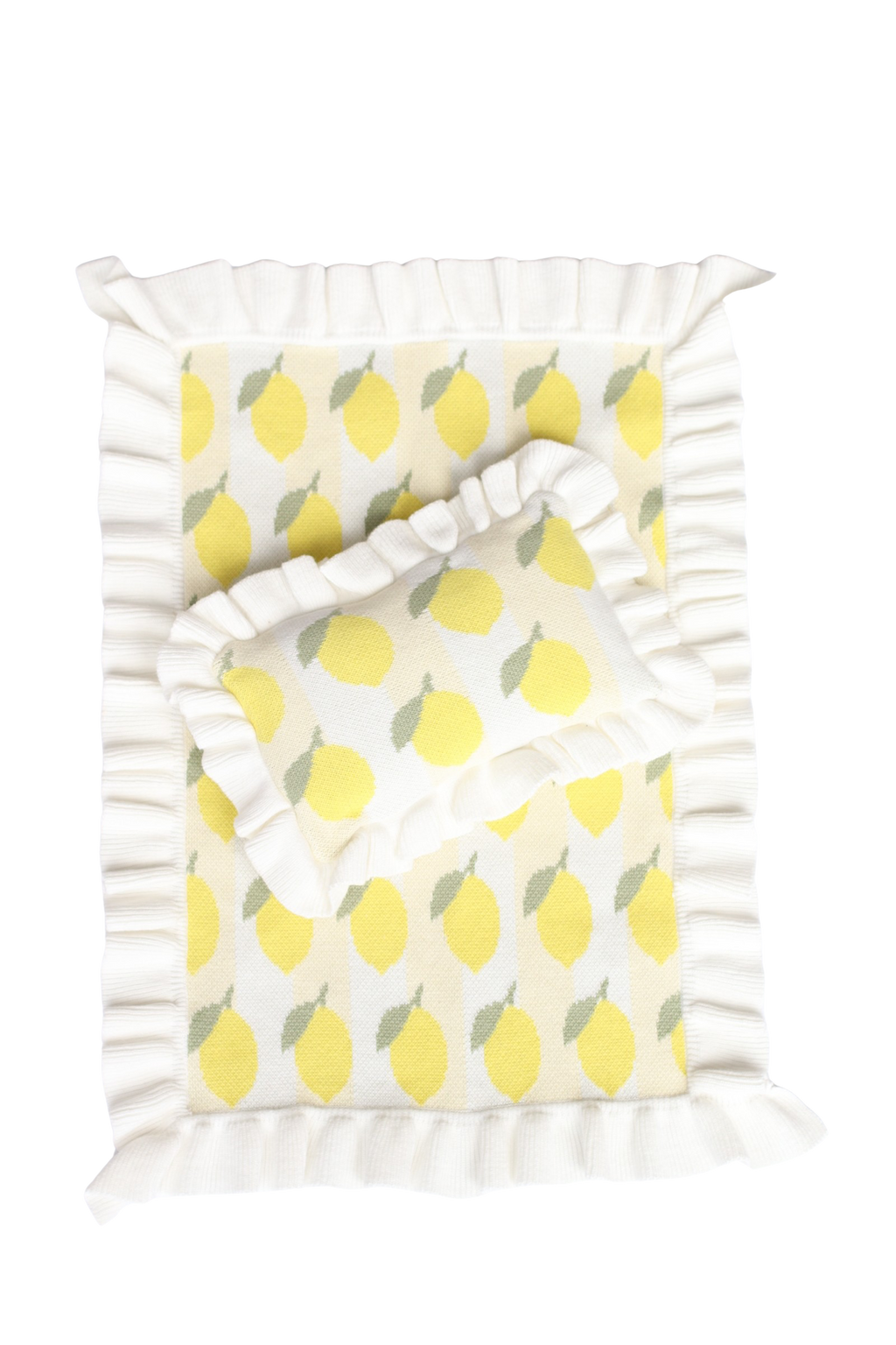 IN STOCK Freshly squeezed frilled doll Blanket + Pillow set