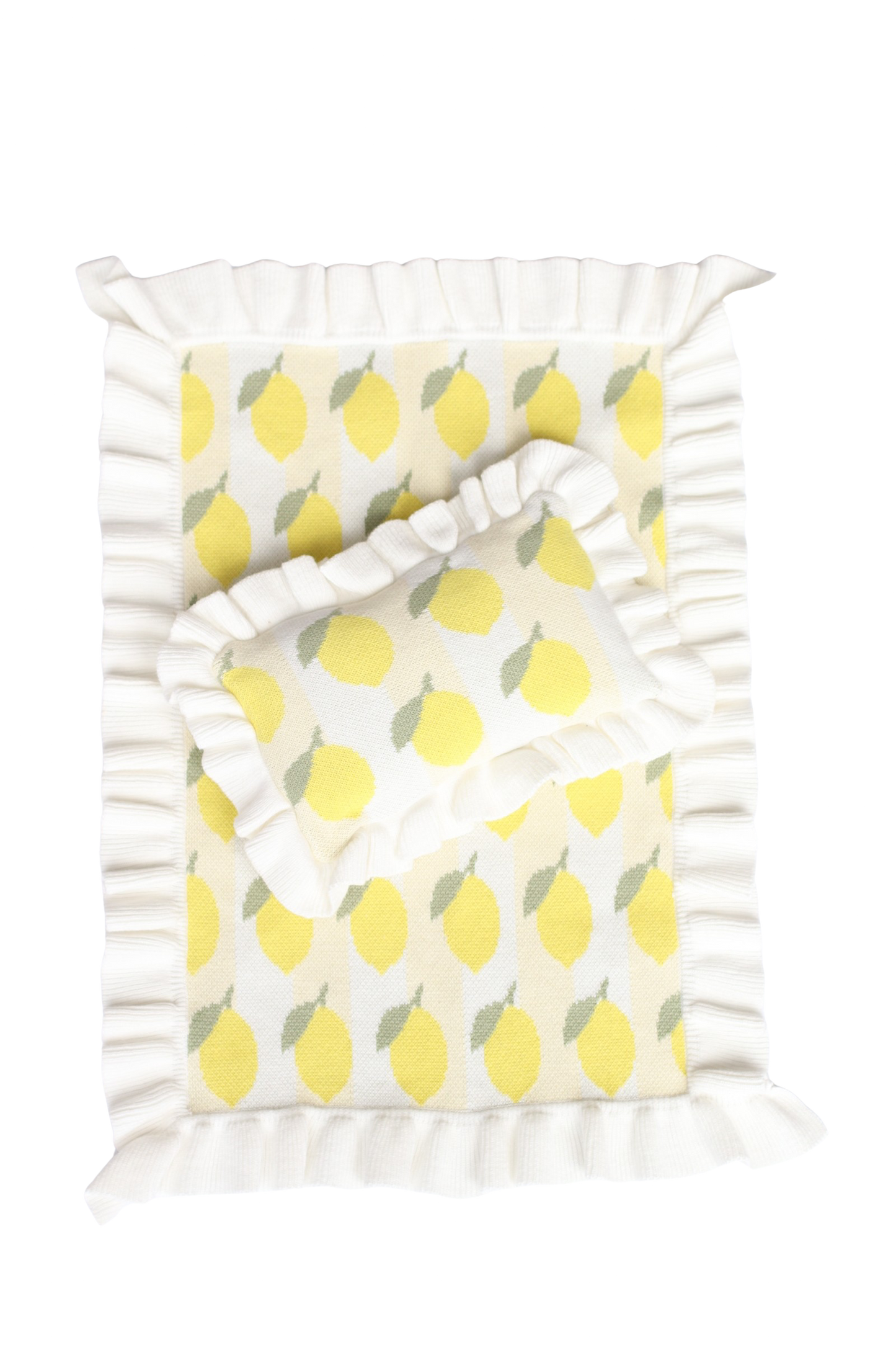 Freshly squeezed frilled doll Blanket + Pillow set