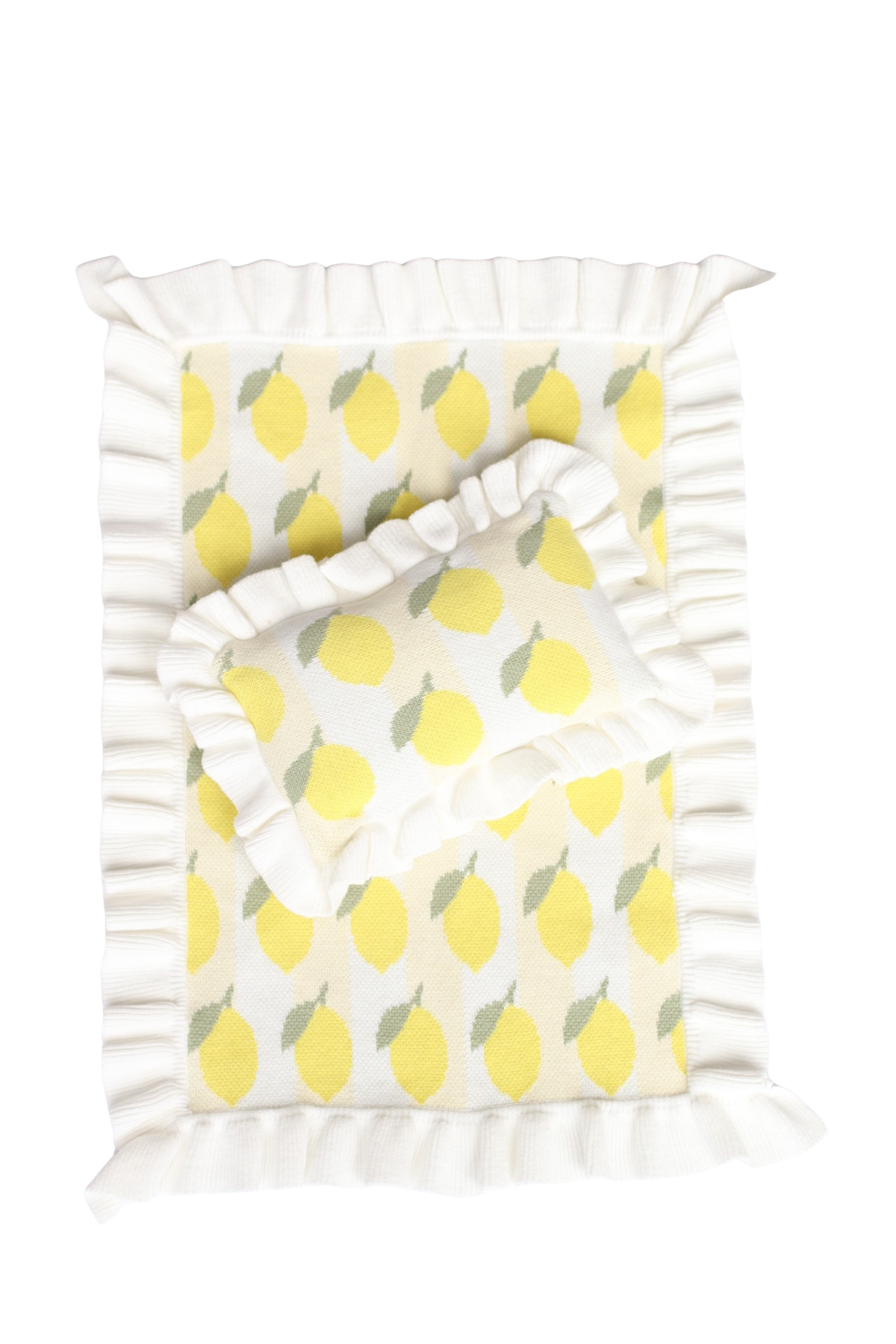 IN STOCK Freshly squeezed frilled doll Blanket + Pillow set