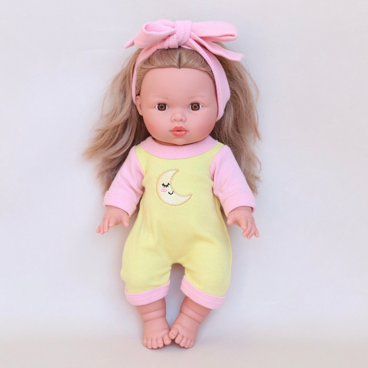 Moonbeam Romper + Bow set
